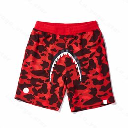 Designer Hommes Bapes Shorts Femmes Shark Tendance Camouflage Motif Fitness Formation Pantalons De Sport Lâche Respirant Hommes Été En Plein Air 501