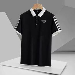 Designer poloshirt Heren Basic Business polo's Designer T-shirt Mode Frans merk Heren T-shirt Geborduurde armbadge Letter Embleem Poloshirt Korte mouw