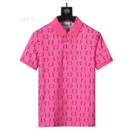 Diseñador para hombre Polos básicos de negocios Camiseta de moda de la marca de Francia Camisetas para hombres Brazaletes bordados Insignias de letras Camisa de polo pantalones cortos # CH24