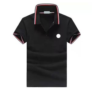 Designer heren Basic zakelijke polo T-shirt mode frankrijk merk heren T-shirts geborduurde armbanden brief Badges polo shirt shorts S-2XL