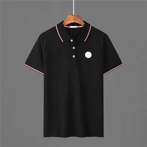 Designer mens Basic business polos T Shirt mode france marque T-Shirts homme brodé poloss brassards lettre Badges polo short taille M-XXL WSL5