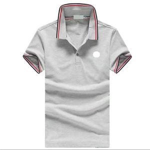 Designer mens Basic business polos T Shirt mode france marque T-Shirts homme brassards brodés lettre Badges polo short taille S/M/L/XL/XXL/3XL 5BAC