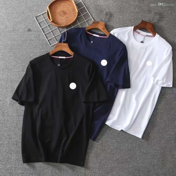 Designer Mens Basic Business Polos T-shirt Fashion France Marque T-shirts masculine Badges de lettre de brassard brodés Badges Polo Shorts 48