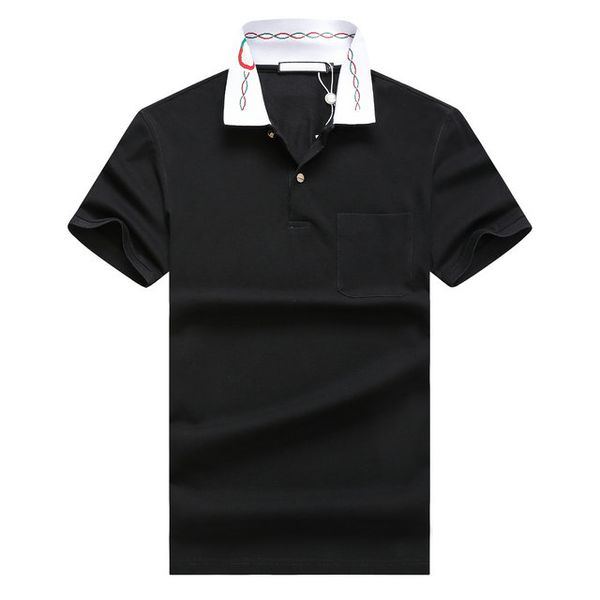 tshirt Designer mens Basic business polos T Shirt mode france marque T-shirts homme brassards brodés lettre Badges polo short T-shirt polo régulier tee 3XL