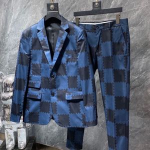 Designer Mens Blazers Cotton Linen Coat Vestes Business Casual Slim Fit Formal Blazer Men Suit Styles Top Pant