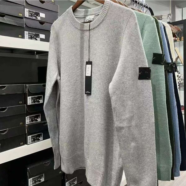 Designer Heren Vest Sweatshirts Truien Gebreid Ronde Hals Lange Mouw Trui Hoodie Paarkleding Herfst en Lente Warm Stones Island Truien Tops z5a78q