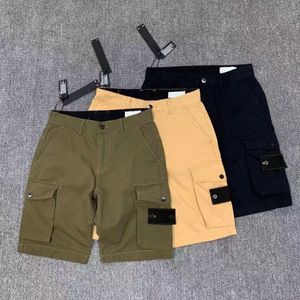 designer hommes shorts cargo été décontracté conseil shorts de plage pantalons rue vintage extérieur shorts amples marque de luxe respirant mode grande poche couleur unie vert