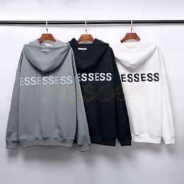 Designer Heren Casual Losse Hoodies Dames 3M Reflecterende Letter Sweatershirt Koppels Lange mouw Streetwear Kleding Maat S-XL