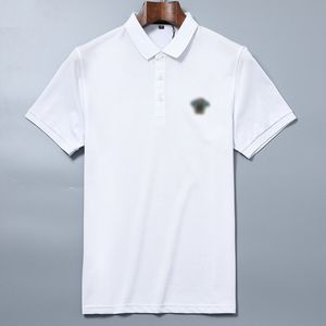 Designer Mens Casual polo shirt Polo Fashion T-shirt Coton Doux À Manches Courtes Crâne Broderie Infroissable Vêtements T-shirt