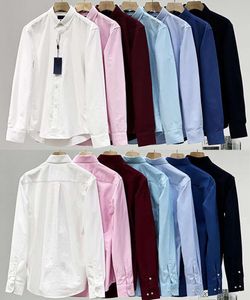 Designer Mens Casual Shirts Pony Paul Polos Tshirts Habille Big Horse Brodemery Clothes Long Manneve Slim T-TEES TIES M-3XL HAUTE QUALITÉ 3345