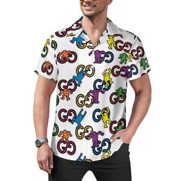 Designer Heren Casual Shirts S-4XL Fashion Print Short Sleeve Summer Hawaiiaans shirt Slim Fit man Kleding Chemise Cardigan Blouse Shirt CS135