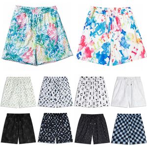 designer katoenen herenshorts Louiseity broek Europese en Amerikaanse stijl Viutonity merktrend klassiek eenvoudig geruit los groot dames dezelfde stijl