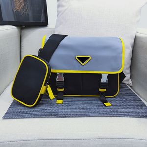 Sacs à bandoulière de styliste pour hommes, porte-documents de luxe de marque en Nylon, sacoche enveloppe à la mode