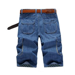 Designer heren denim shorts skinny korte broek Jean shorts voor heren elastische taille slim fit streetwear stretch