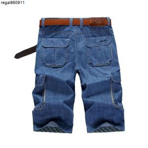 Designer heren denim shorts skinny korte broek Jean voor heren elastische taille slim fit streetwear stretch