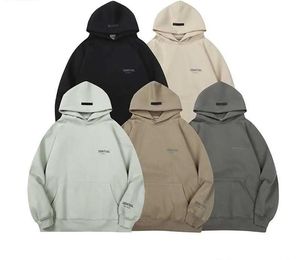 Designer Mens Essentail Hoodies Sweatshirts Pull Streetwear Essen hoodies Vêtements surdimensionnés Tops Mens Hooded Jumper Reflective Letter Printing Taille S-XL