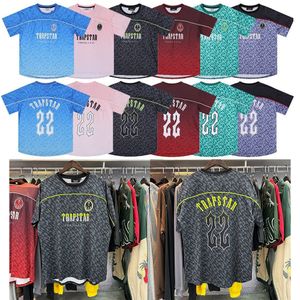 Designer Mens Football Trapstar T Shirts PoloS Paren Letter T-shirts Women Trapstars Trendy pullovers Tees EU-maat S-XL