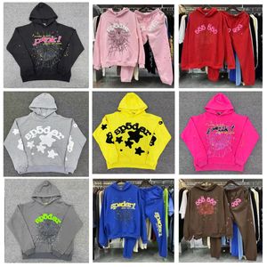 designer heren hooded sp5der hoodie jonge thug spider hoodies dames sweatshirts broek web gedrukt 555555 grafische y2k hoodie