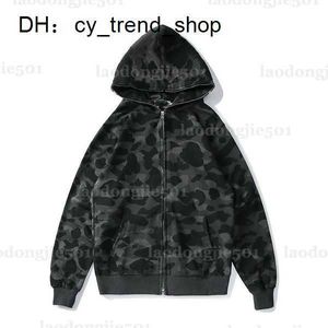 Designer Mens Hoodie Volledige ritssluiting op haaien hoodies voor vrouw camouflage jas Ape hoody sweatshirt sweatshirt man dames trui long mouw tech fleece vidan 101 bapes