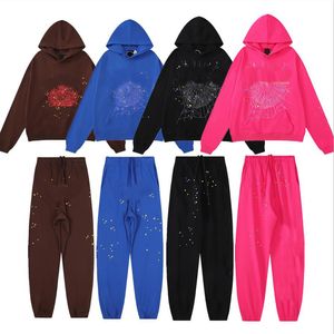 Designer Mens Hoodie Men Men Tracksuit Suit à capuche à capuche à capuche Sweatshirts pour femmes Pantalons Web Imprimé Sweat-2