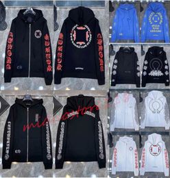 Designer Mens Sweats à capuche Designer Chrome Winter Sweatshirts Coeur Sweat à capuche Ch Veste à manches longues Manteau en vrac Sweat à capuche Hommes Femme Hip Hop Chromes Pull Lâche V7U