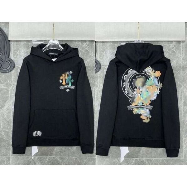 Designer Hoodies Hoodies Designer Chrome Sweatshirts Winter Sweats Hoodie CH Veste à manches longues Coube à capuche Hooded Men Femmes Hip Hop Chromees Hearts Flower 8W9ia