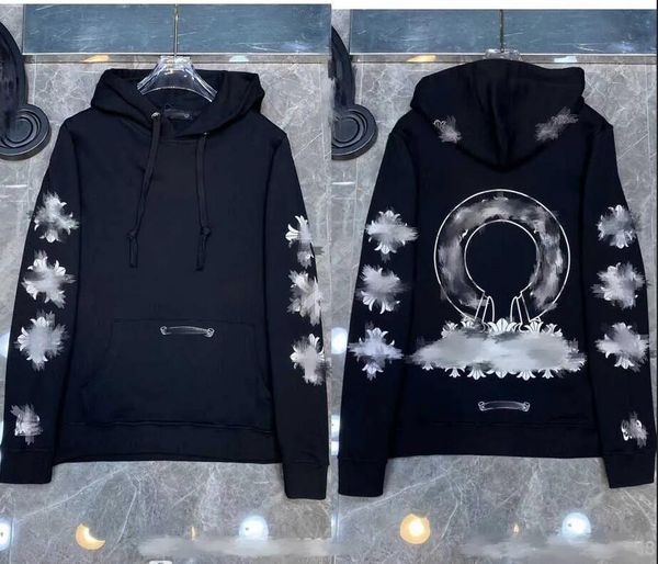 Designer Mens Sweats à capuche Designer Chrome Winter Sweatshirts Heart Sweat à capuche Ch Veste à manches longues Manteau lâche Sweat à capuche Hommes Femme Hip Hop Chromees Hearts Flower ca