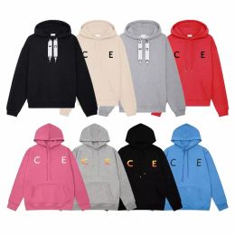 Ontwerper CLINE Mannen Hoodies CE Sweatshirts Pullover Lange mouw Celins Letter Mode Hooded Fleece Sweater Hoody Paar Herfst Casual Mode Veelzijdige stijl