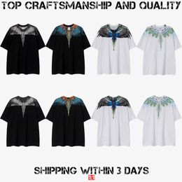 Top Craft Mens T Shirt Designers Mens Camisetas Wing Print 23SS Tendencias de la moda Hombres Tees