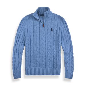 Diseñador para hombre sudaderas con capucha sudaderas Polo Ralph suéter Polo diseñador hombres suéter con cremallera media sudadera con capucha de punto suelto chaquetas de caballo Polo para hombre Clothig Laurens marca chaleco 545