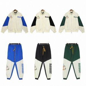 designer hommes rhude sweats à capuche rhude veste chandail de mode rhude survêtement hommes pantalon streetwear sportswear col montant top pantalon high street suits