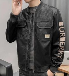 Designer Mens Jacket Automne Nouveaux Hommes Light Luxury Business Haut de gamme Édition coréenne Casual Slim Fit Imprimé Veste à col rabattable avec tendance de la mode simple