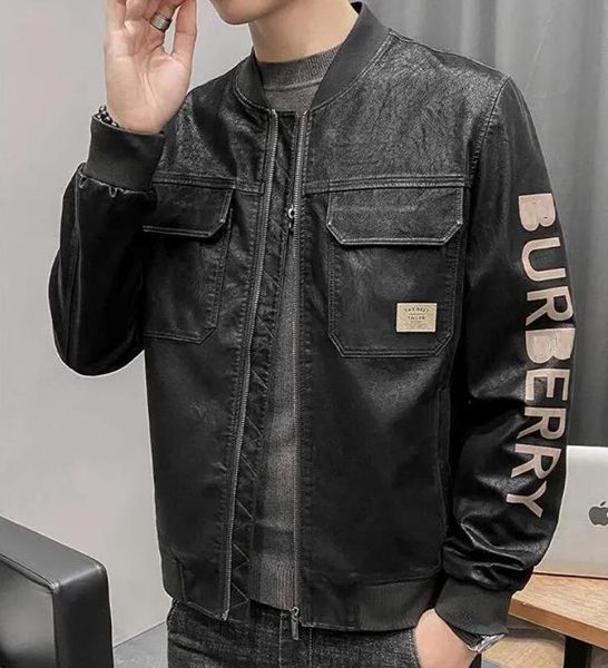 Designer Mens Jacket Automne Nouveaux Hommes Light Luxury Business Haut de gamme Édition coréenne Casual Slim Fit Imprimé Veste à col rabattable avec tendance de la mode simple