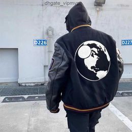 Designer Mens Jacket Fashion Hip Hop Varsity Baseball Jacket met borduurwerkveer Fall Streetwear Bomber Top M-3XL