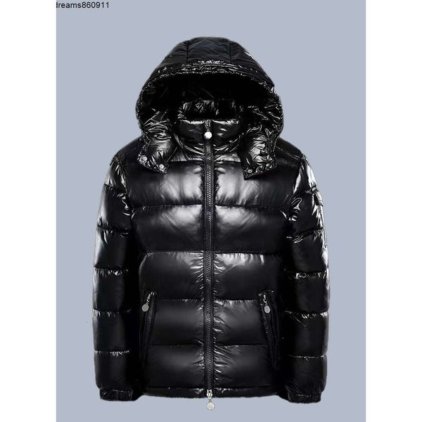 Veste d'hiver brillante pour homme, coupe-vent, chaude, à capuche, pour Couple, Hip Hop, Trench-Coat, taille asiatique