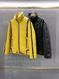 Designer Mens Veste Hiver Puffer Veste Femme Down Parkas Nouveau Jaune Veste Lâche Lettres Goose Down Col Montant Épaissie Down Veste Garder Au Chaud Manteaux D'extérieur