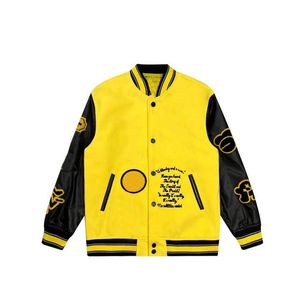 Designer Mens vestes Baseball varsity veste lettre couture broderie automne et hiver hommes lâches manteaux de vêtements d'extérieur zg