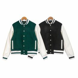 Diseñador Mens Jackets High School Baseball Sport Coat Casual Classic Classic Kawaii Bear Impresión Fina de estampado con bolsillos de gran tamaño femenino