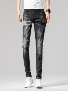 Designer Mens Jeans College Style Leisure Fit Slimleg Pants Men Casual Solid Classic Straight Denim Design Trousers Maat 29407391218