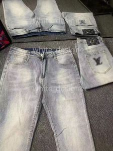 designer herenjeans High Street Hole Star Patch heren dames geborduurde denim jeans stretch slim-fit broek echte jeans