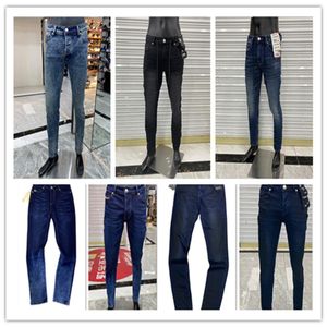 Designer Mens Jeans Hip Hop Pantalon Slim-leg Jeans Distressed Ripped Biker Jean Slim Fit Moto Denim Jeans273V