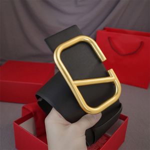 Designer Mens Luxe riem leer vrouwen breedte 7cm letter riemen gouden buckle hoge kwaliteit riem mode 229Z