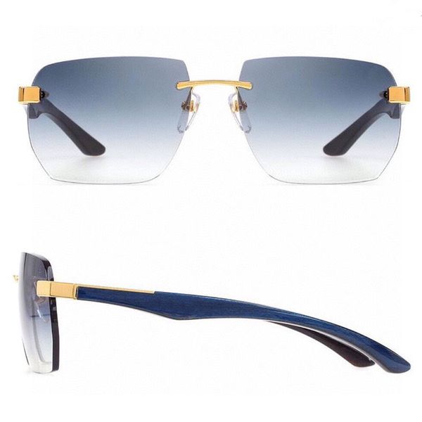 Designer Mens Luxury Brand Artist Sun Sun Sunglasses For Mens Womens Womensless Polygonal Lenses pour les lunettes de soleil artistes de style voyage en plein air avec boîte