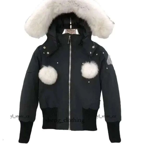 Designer Hommes Mooses Knuckles White Fox Manteaux Haute qualité Femmes Canadas Goose Femme Prévention du vent et de la neige Fourrure de canard blanc Doudoune Mooses Knuckles veste 36