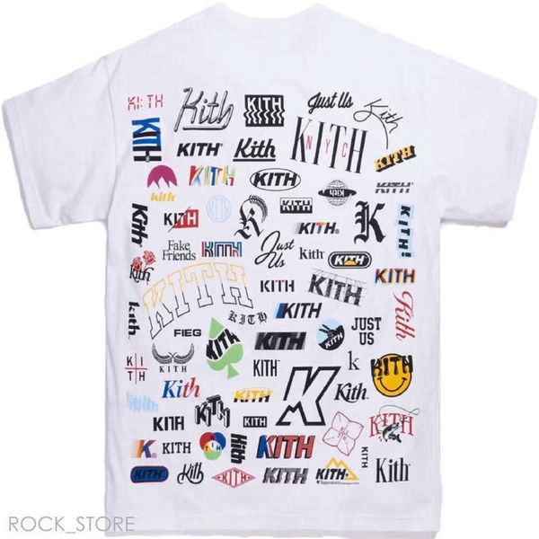 Designer Mens Nover Tee Kith T-shirt 2024 New Kite Monday Exclusive Back AOP Classic Short à manches Kith 424