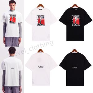 Designer Mens PA Tshirt Luxe Palms T-shirts Femmes Angle Manches courtes Casual Streetwear Imprimer Chemises Tee Tops Vêtements d'été Vêtements nouveau