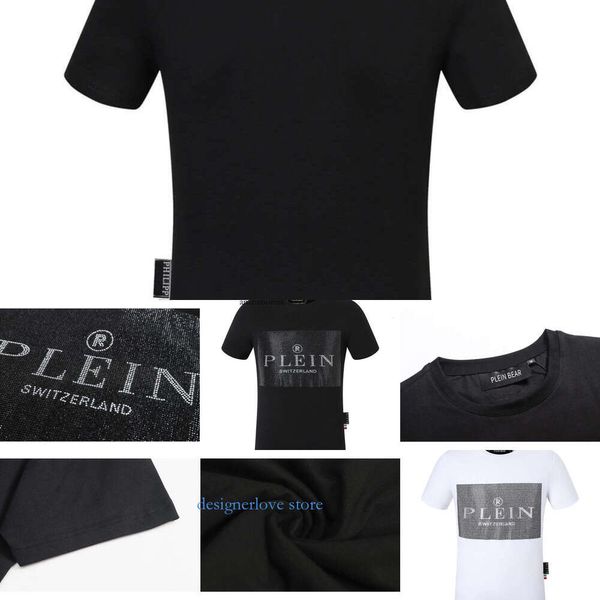 Designer Mens Plain T-shirt Shirt Bear Tshirts Men Vêtements Brand Round Neck Summer Man Vêtements