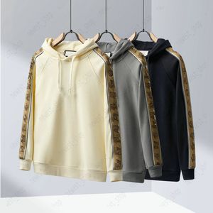 designer mens plus taille sweat à capuche de luxe noir gris à capuche 3M réfléchissant rayé décontracté coton patchwork géométrie cordon vêtements pull vêtements