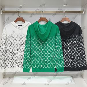 Designer Mens Plus Size Hoodies Sweatshirt Zwart Groen Wit Hoody Casual katoenen patchwork Geometrie Drawstring Kleding Defitskleding Kleding