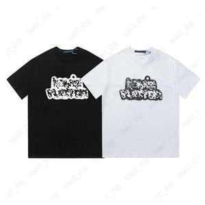 Designer Mens T-shirts T-shirt Robe T-shirt Chemises Casual Coton Machine à vêtements Big Lettre Imprimer Géométrie Tee Tops pour Femmes Été Style de piste
